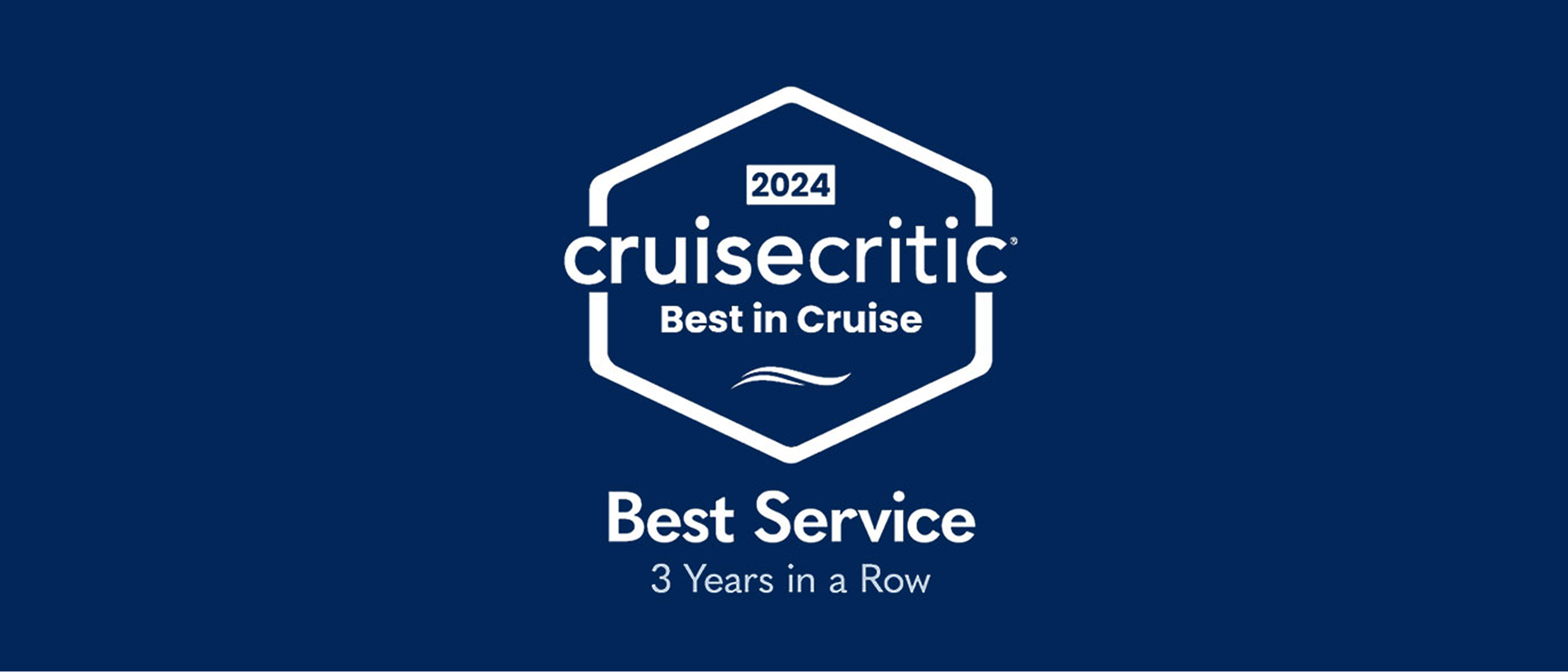 Award winning service logo.