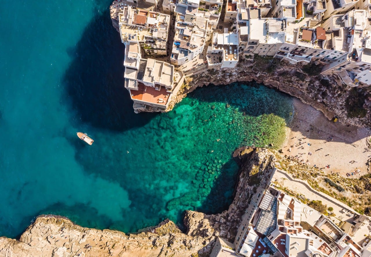 Aerial view of Dubrovnik, Croatia.
